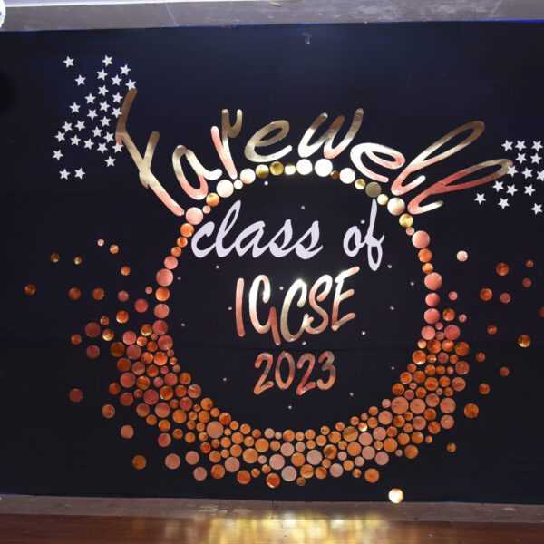 Farewell – Class of IGCSE (Grade 10)